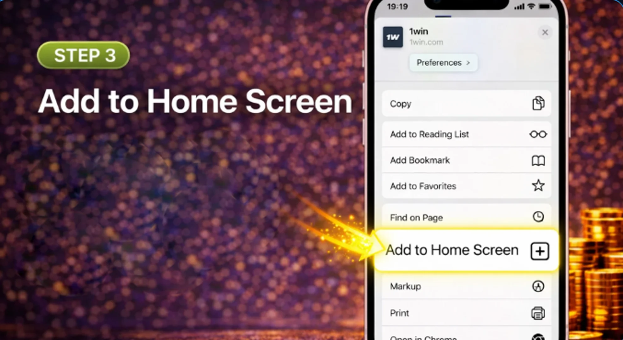 3. Add to Home Screen