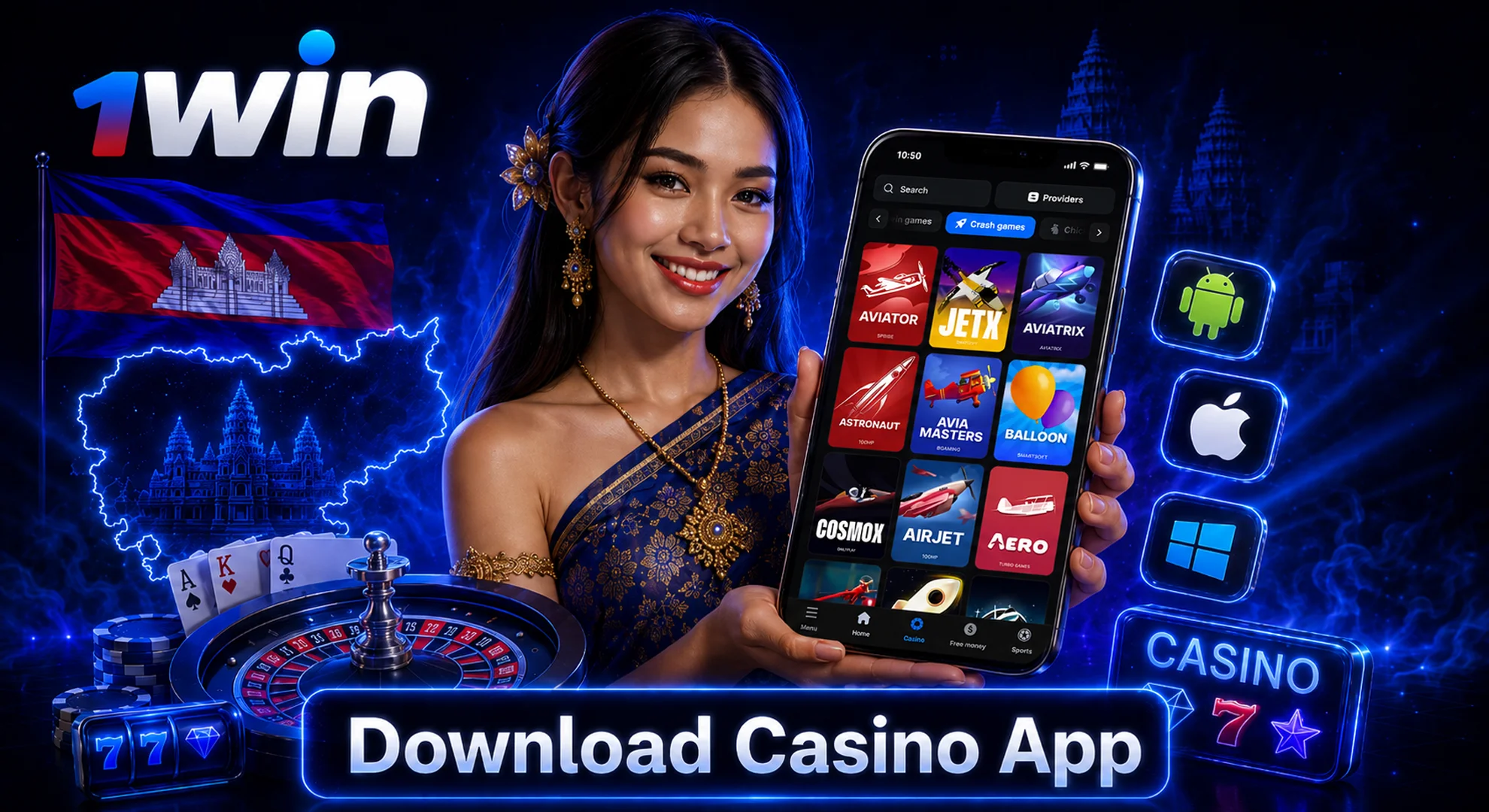 download 1win casino app