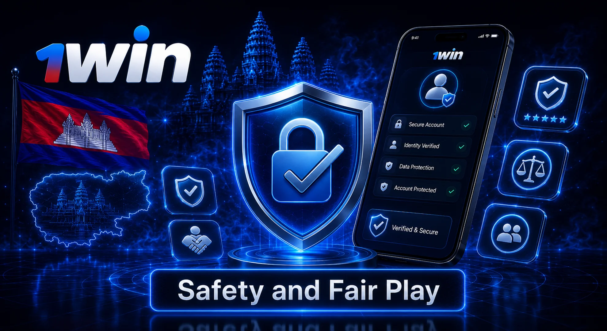 safety and fair play at 1win casino cambodia