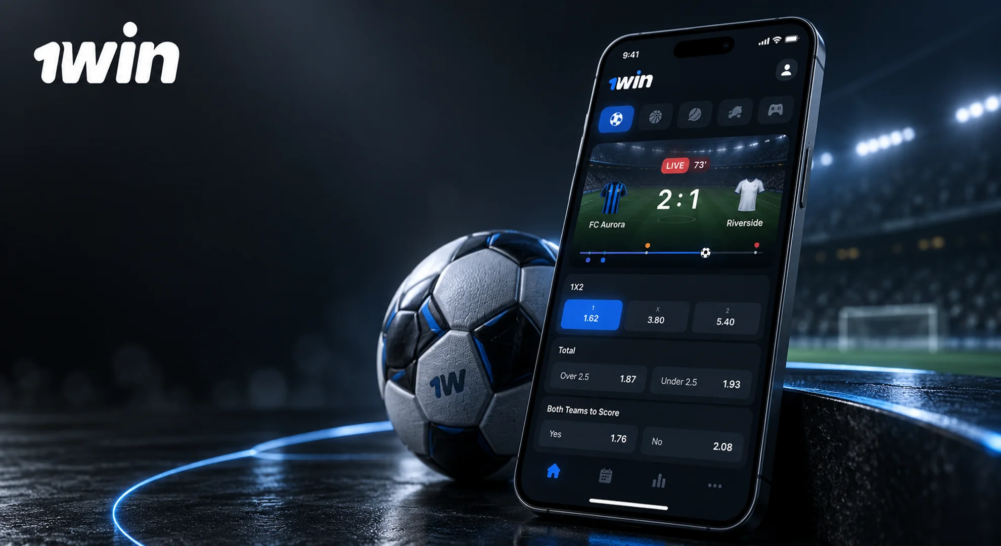 Bet on live sports at 1win with dynamic odds, match markets and real-time betting across popular sports